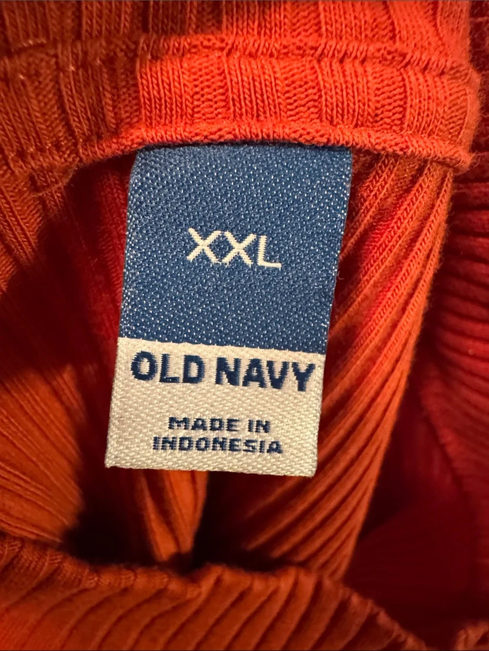 Old Navy Ribbed Mock Neck Tank - Rust - Picture 2 of 2